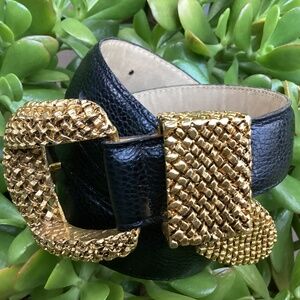 Asymmetry Clara Studio Inc Black/Gold Belt
